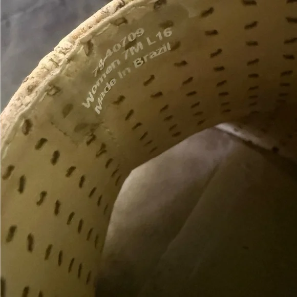 Johnston & Murphy Colorful Cork Jute Espadrille Wedges Summer Beach, Size 7 - Picture 6 of 6